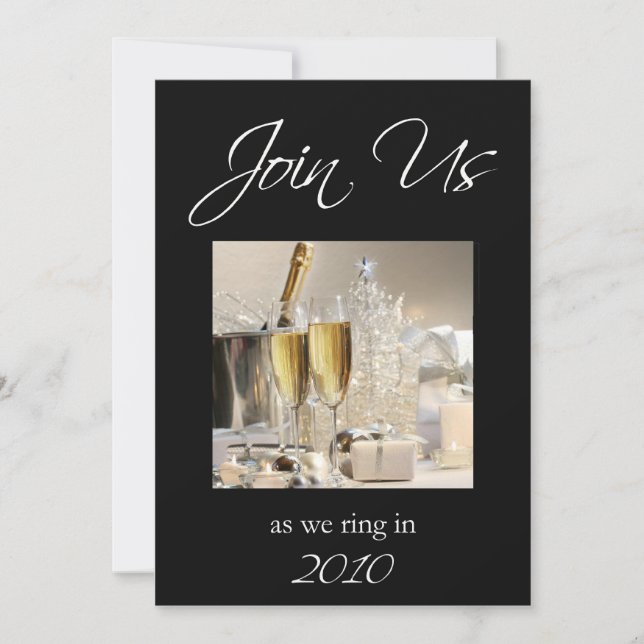New Year's Eve Party Invitation (Front)