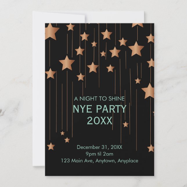 New Years Eve Party Invitation (Front)