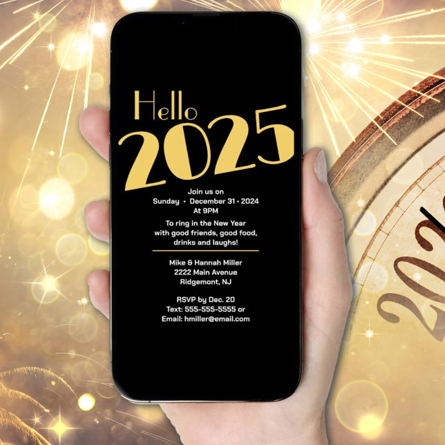 New Year's Eve Party Invitation (Creator Uploaded)