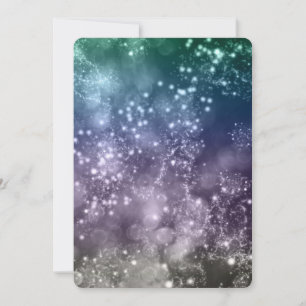 New Year's Eve Party Invitation Mix Colours Bokeh