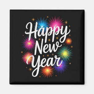 New Years Eve Party Matching Happy New Year  Magnet