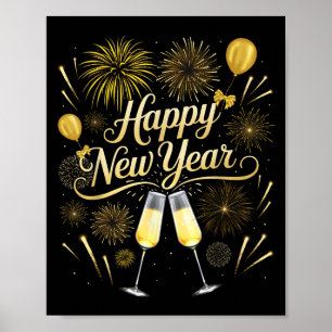 New Years Eve Party Nye Matching Family Happy New  Poster