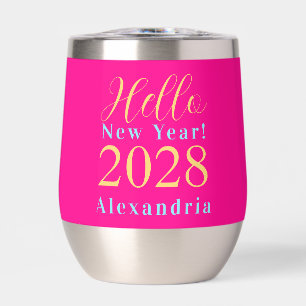 New Year's Eve Party Personalised Hot Pink
