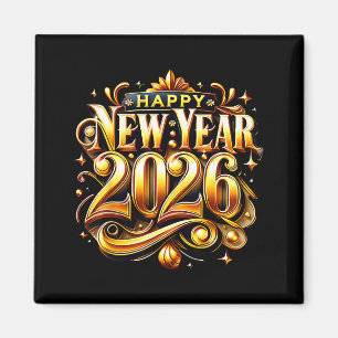 New Years Eve Party Supplies 2026 Happy New Year F Magnet