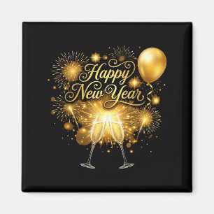 New Years Eve Party Supplies 2026 Happy New Year F Magnet