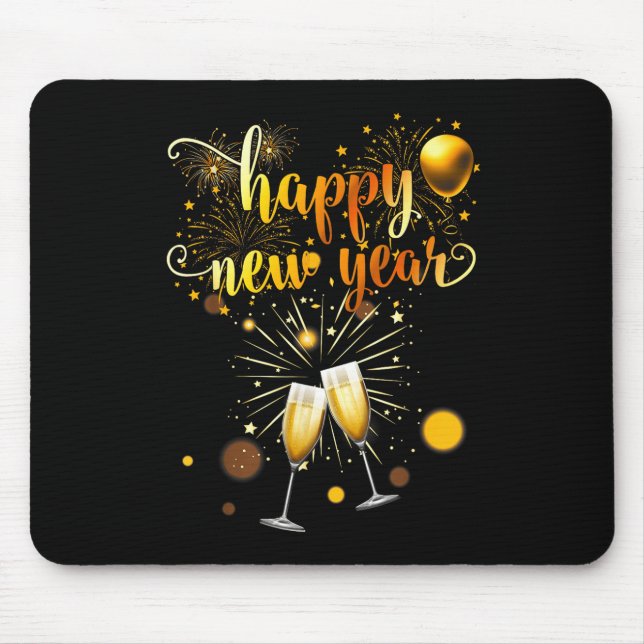 New Years Eve Party Supplies 2026 Happy New Year F Mouse Pad (Front)