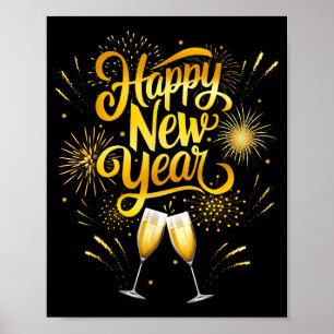 New Years Eve Party Supplies 2026 Happy New Year F Poster