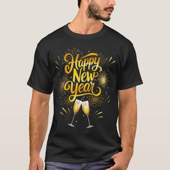 New Years Eve Party Supplies 2026 Happy New Year F T-Shirt (Front)