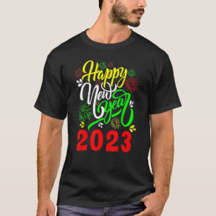 New Years Eve Party Supplies Kids NYE 2023 Happy N T-Shirt