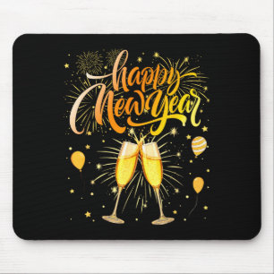 New Years Eve Party Supplies Nye Matching Happy Ne Mouse Pad