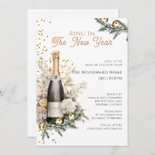 New Year's Eve Ring In The New Year Party Invitation