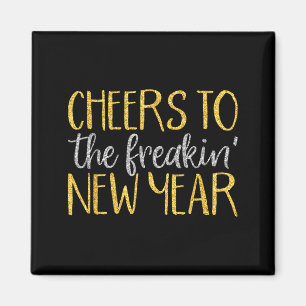 New Years Eve Shirt For Women Men Funny Happy New  Magnet