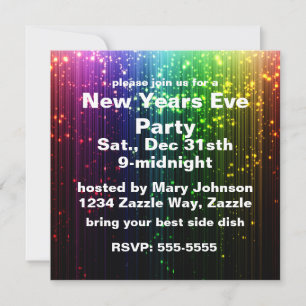 New Years Eve Sparkle Invitation