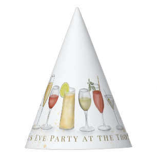 New Years Eve Whimsical Cute Fun Cocktails Party  Hat