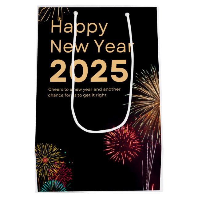 New Years Gift Bag - Medium (Back)