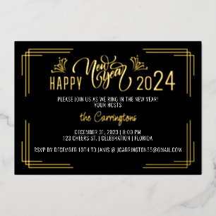 New Year's Gold & Black Party