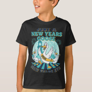 New Years Goose 2026 Celebration Fun  T-Shirt