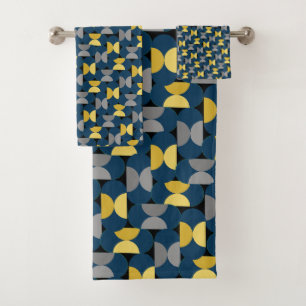 New Year's Herringbone  Bath Towel Set