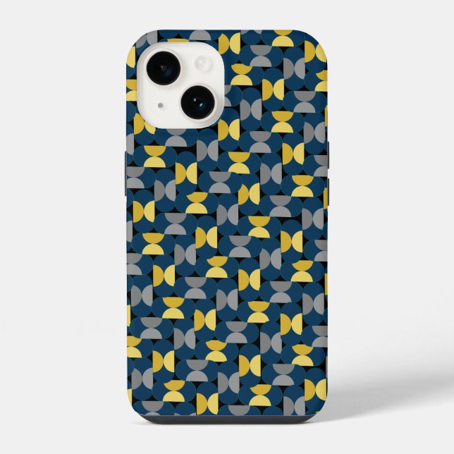 New Year's Herringbone  iPhone Case (Back)