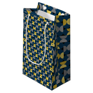 New Year's Herringbone Small Gift Bag
