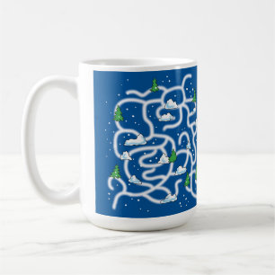 New Year's labyrinth, children's cartoon picture Coffee Mug