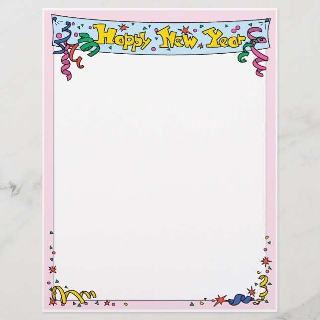 New Year's Letterhead (Front)