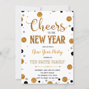 New years party invitation