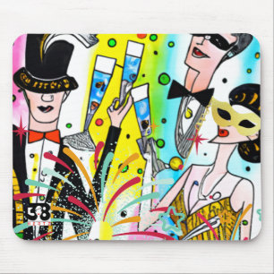New Year's Party Mouse Pad