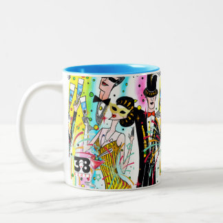 New Year's Party Two-Tone Coffee Mug