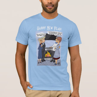 New Year's Resolution Men's Light Blue T-Shirt