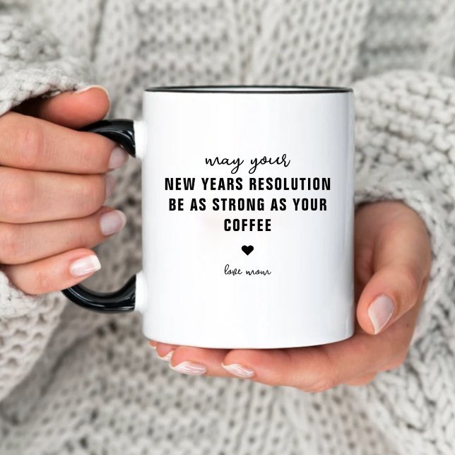New Years Resolution NYE Holiday Humour Funny Mug (New Years Resolution NYE Holiday Humor Funny Mug
)