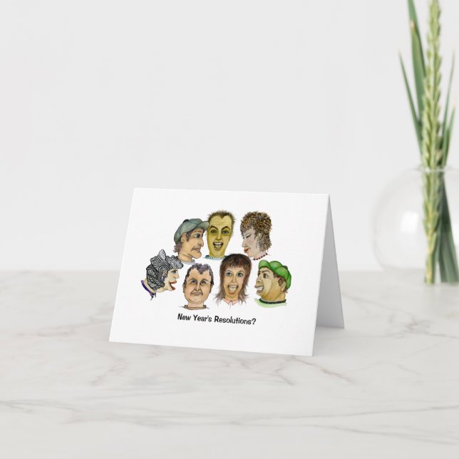 New Year's Resolutions are Casual Promises Card (Front)
