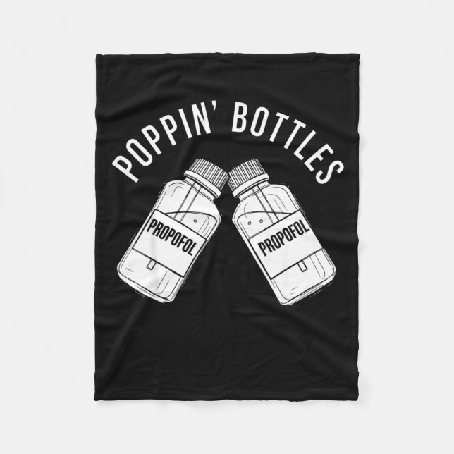 New Years Shirt, Nurse Png Bottles For The New Yea Fleece Blanket (Front)