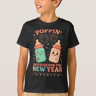 New Years Shirt, Nurse Png Bottles For The New Yea T-Shirt