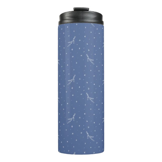New Year's snow Thermal Tumbler (Front)