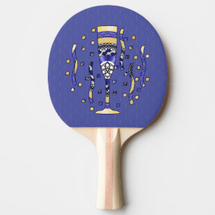 New Year's Toast Ping Pong Paddle