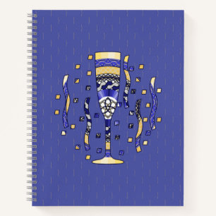 New Year's Toast Spiral Notebook