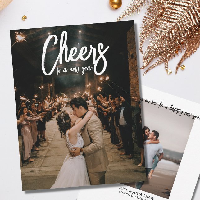 New Years Wedding Announcement Photo (Creator Uploaded)