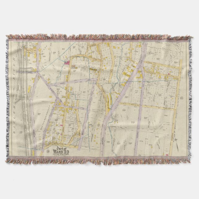 New York 10 Throw Blanket (Front)