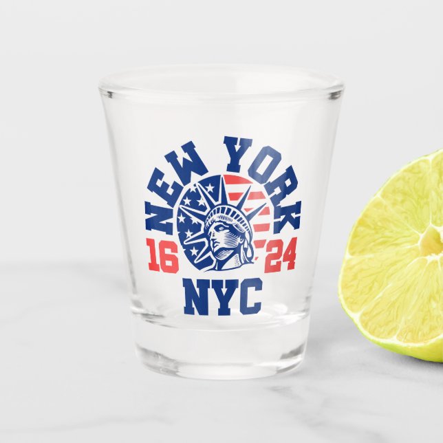 New York 1624 Shot Glass (Front)