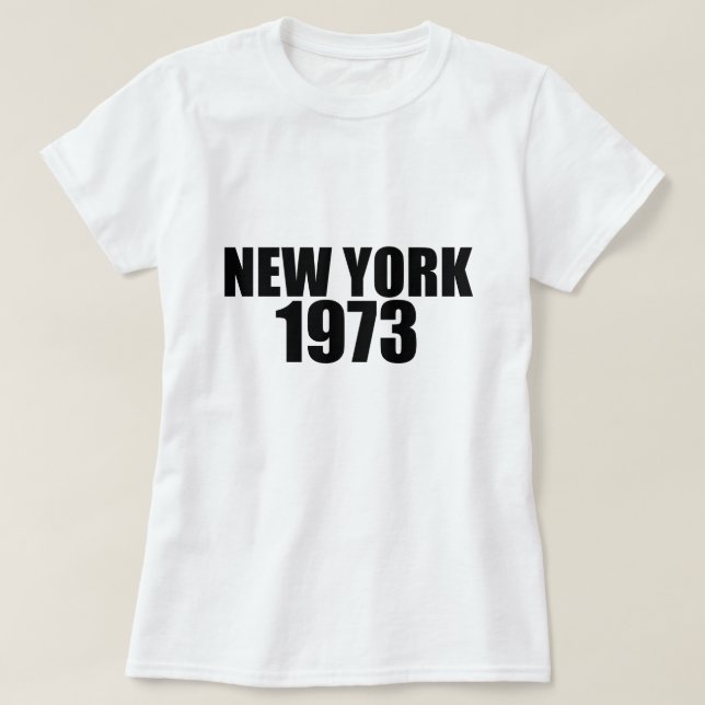 NEW YORK 1973 T-Shirt (Design Front)