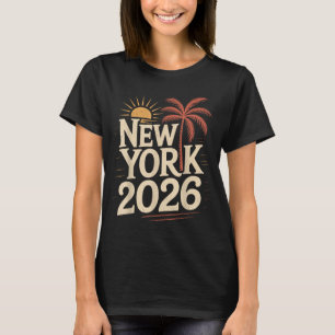 New York 2026 Family Vacation Birthday Friends T-Shirt