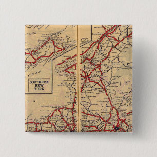New York 28 15 Cm Square Badge