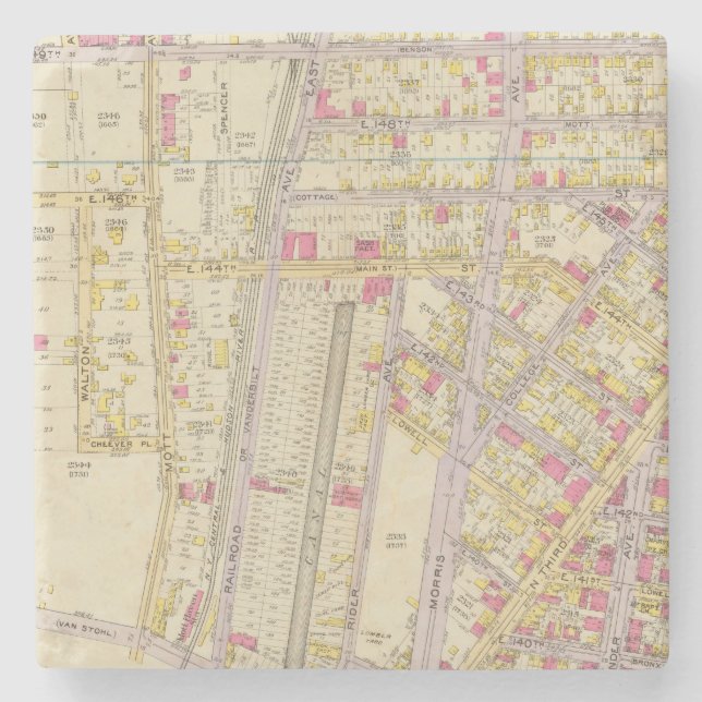 New York 32 Stone Coaster (Front)