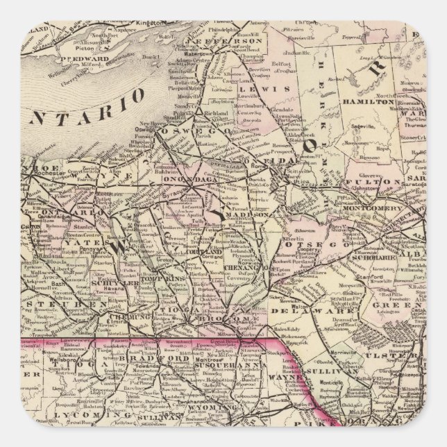 New York 35 Square Sticker (Front)