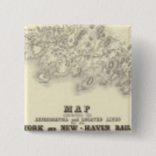 New York 39 15 Cm Square Badge