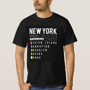New York 5 Boroughs T-Shirt