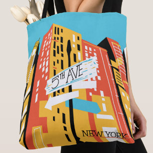 NEW YORK 5th AVE Modern Stylish  Tote Bag