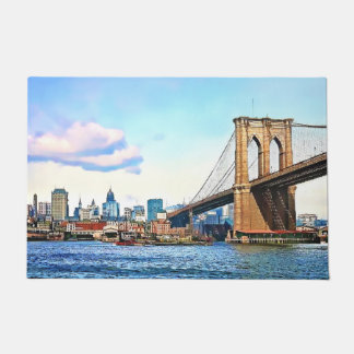 New York Abutment of Brooklyn Bridge Doormat
