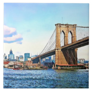 New York Abutment of Brooklyn Bridge Tile